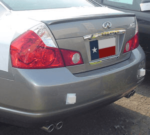 Infiniti M35/45 DAR Spoilers OEM Look Trunk Lip Wing w/o Light FG-040
