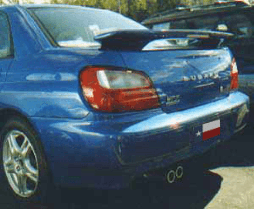 Subaru Impreza WRX DAR Spoilers OEM Look 3 Post Wing w/ Clear Light FG-043