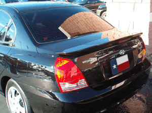Hyundai Elantra Sedan DAR Spoilers OEM Look 3 Post Wing w/ Light FG-046