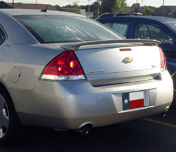 Chevrolet Impala Ss DAR Spoilers OEM Look 3 Post Wing w/o Light FG-081