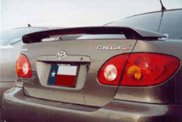 Toyota Corolla DAR Spoilers OEM Look 3 Post Wing w/ Light FG-131