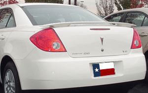 Pontiac G6 Sedan DAR Spoilers Custom 3 Post Wing w/o Light FG-134