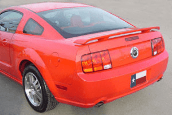 Ford Mustang DAR Spoilers OEM Look 3 Post Wing w/o Light FG-165