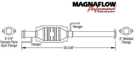 MagnaFlow Direct Fit Catalytic Converter - 22626