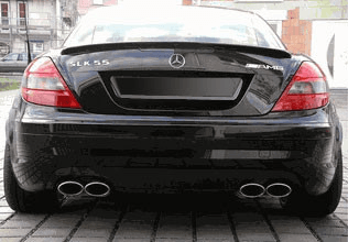 Mercedes SLK DAR Spoilers OEM Look Trunk Lip Wing w/o Light FG-206