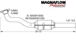 MagnaFlow Direct Fit Catalytic Converter - 22924