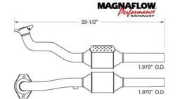 MagnaFlow Direct Fit OEM Style Catalytic Converter - 22955