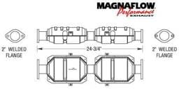 MagnaFlow Direct Fit Catalytic Converter - 23250