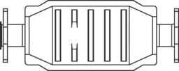 MagnaFlow Direct Fit Front Y-Pipe Catalytic Converter - 23276