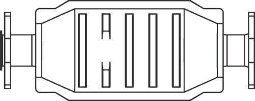 MagnaFlow Direct Fit Front Y-Pipe Catalytic Converter - 23276