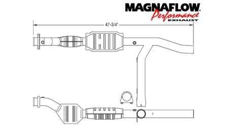 MagnaFlow Direct Fit Catalytic Converter - 23345