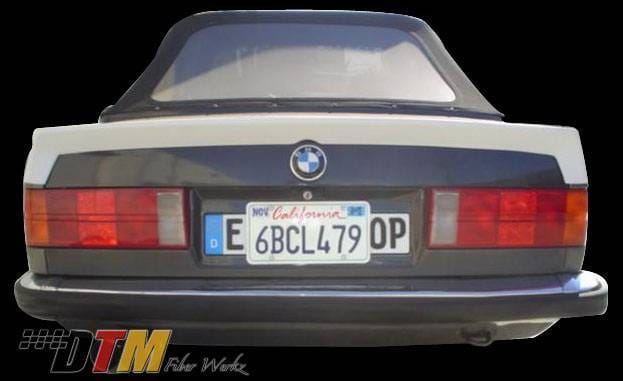 BMW 3 Series DTM Fiberwerkz Hartge Alpina Style Rear Spoiler - E30 Hartge/ thumbnail 2