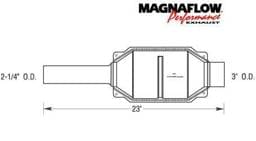 MagnaFlow Direct Fit Catalytic Converter - 23458