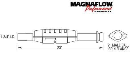 MagnaFlow Direct Fit Catalytic Converter - 23436