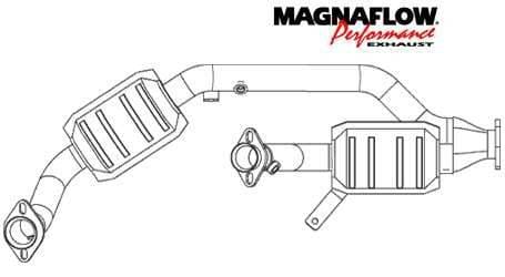 MagnaFlow Direct Fit Y-Pipe Catalytic Converter - 23533