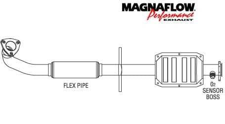 MagnaFlow Direct Fit Catalytic Converter - 23535