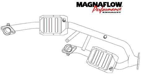 MagnaFlow Direct Fit Y-Pipe Catalytic Converter - 23542