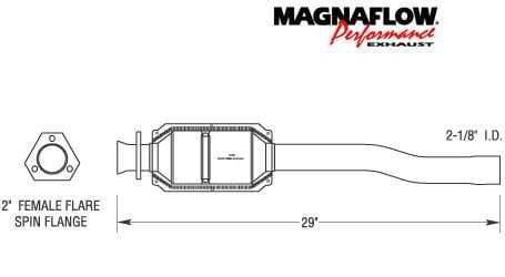 MagnaFlow Direct Fit Rear Catalytic Converter - 23826