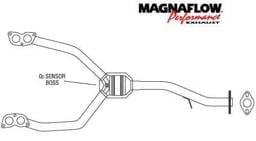 MagnaFlow Direct Fit Front Catalytic Converter - 23875