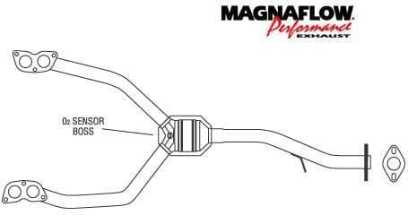 MagnaFlow Direct Fit Front Catalytic Converter - 23875