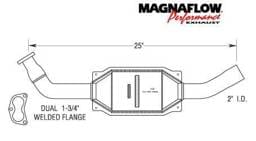MagnaFlow Direct Fit Catalytic Converter - 23825
