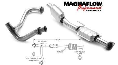 MagnaFlow Direct Fit Front & Rear Catalytic Converter - 93304