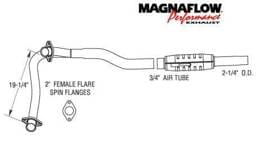 MagnaFlow Direct Fit Front & Rear Catalytic Converter - 93306