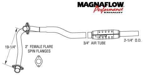 MagnaFlow Direct Fit Front & Rear Catalytic Converter - 93306