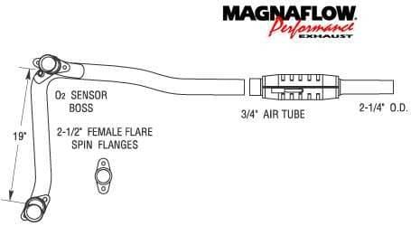 MagnaFlow Direct Fit Front & Rear Catalytic Converter - 93312
