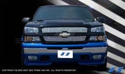 Chevrolet Silverado SES Trim Billet Grille - 304 Chrome Plated Stainless Steel - CG101