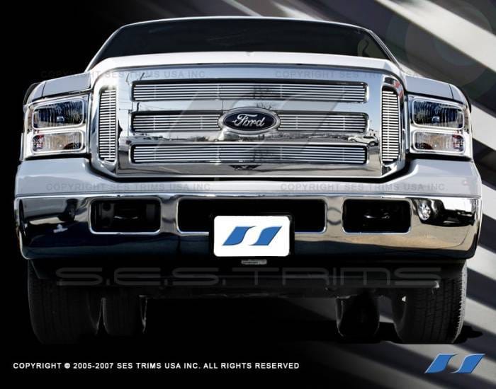 Ford F350 SES Trim Billet Grille - 304 Chrome Plated Stainless Steel - CG113