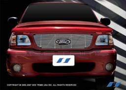 Ford F150 SES Trim Billet Grille - 304 Chrome Plated Stainless Steel - CG132