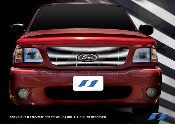 Ford F150 SES Trim Billet Grille - 304 Chrome Plated Stainless Steel - CG132