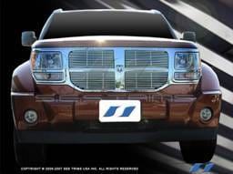 Dodge Nitro SES Trim Billet Grille - 304 Chrome Plated Stainless Steel - CG156