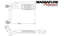 MagnaFlow Direct Fit Front Catalytic Converter - 95470
