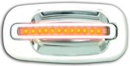 GMC Sierra IPCW LED Door Handle - Front - Chrome - Right Side without Key Hole - 1 Pair - CLY99C18F1