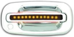 GMC Sierra IPCW LED Door Handle - Front - Chrome - Both Sides with Key Hole - 1 Pair - CLY99S18F
