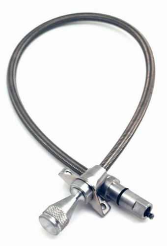 Gennie Shifter Flexible Transmission Tube with machined Aluminum Dipstick - Transmision Mount - 4001F1