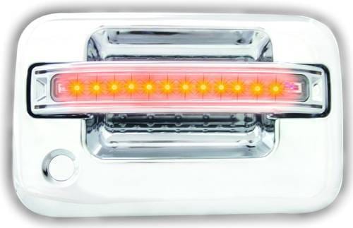 Ford F150 IPCW LED Door Handle - Front - Chrome - Both Sides with Key Hole - 1 Pair - FLA04CF