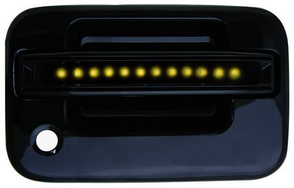 Ford F150 IPCW LED Door Handle - Front - Black - Both Sides with Key Hole - 1 Pair - FLA04BF