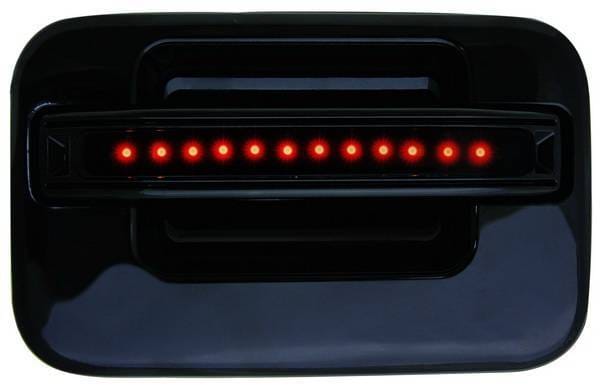 Ford F250 IPCW LED Door Handle - Rear - Black without Key Hole - 1 Pair - FLR04BR