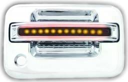 Ford F250 IPCW LED Door Handle - Front - Chrome - Both Sides with Key Hole - 1 Pair - FLA04SF