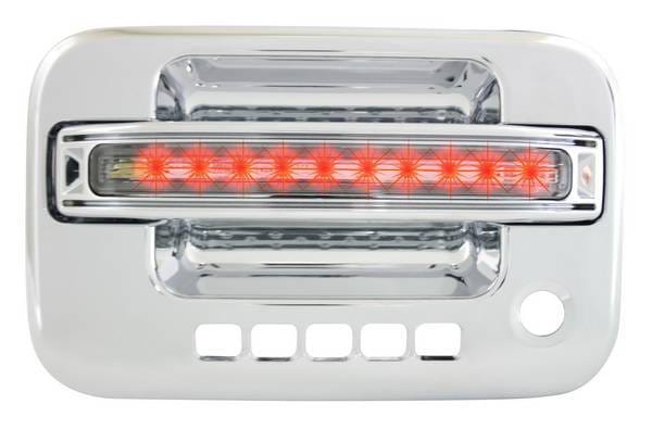 Ford F250 IPCW LED Door Handle - Front - Chrome - Right Side without Key Hole - 1 Pair - FLR04CF1