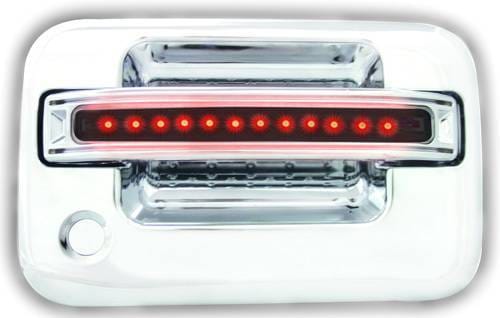 Ford F150 IPCW LED Door Handle - Front - Chrome - Both Sides with Key Hole - 1 Pair - FLR04SF