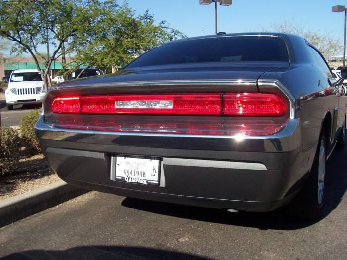 Dodge Challenger Retro USA Rear Bumper - CH1RB-A thumbnail 4