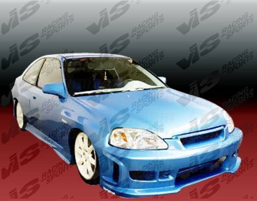 Honda Civic 2DR VIS Racing Z1 boxer Full Body Kit - 96HDCVC2DZ1-099