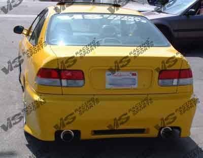 Honda Civic 2DR VIS Racing Z1 boxer Full Body Kit - 96HDCVC2DZ1-099 thumbnail 2