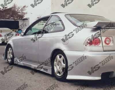 Honda Civic 2DR VIS Racing Z1 boxer Full Body Kit - 96HDCVC2DZ1-099 thumbnail 3