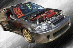 Honda Civic 2DR & 4DR VIS Racing Walker Full Body Kit - 96HDCVC2DWAL-099