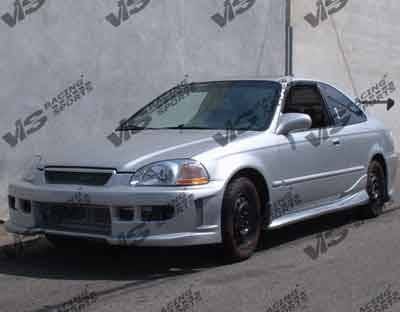 Honda Civic HB VIS Racing Z1 boxer Full Body Kit - 96HDCVCHBZ1-099 thumbnail 2